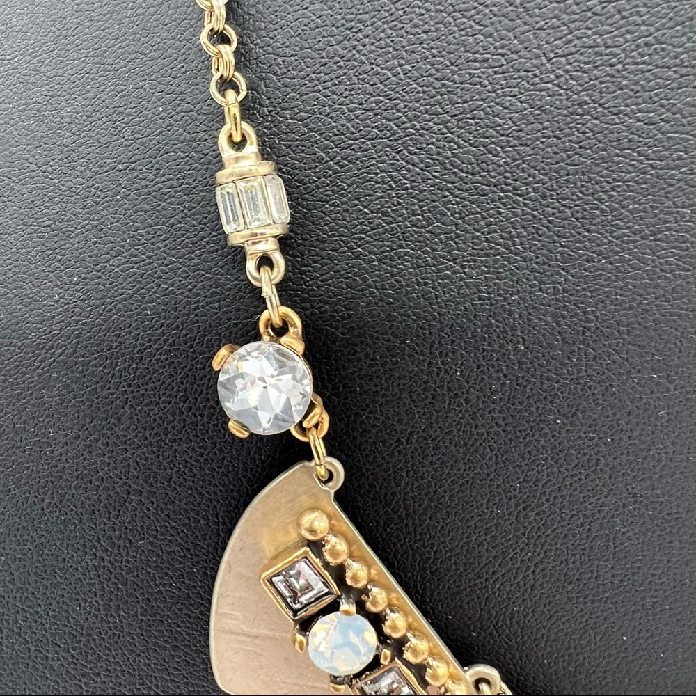 Express Goldtone Rhinestones Necklace - Picture 3 of 5